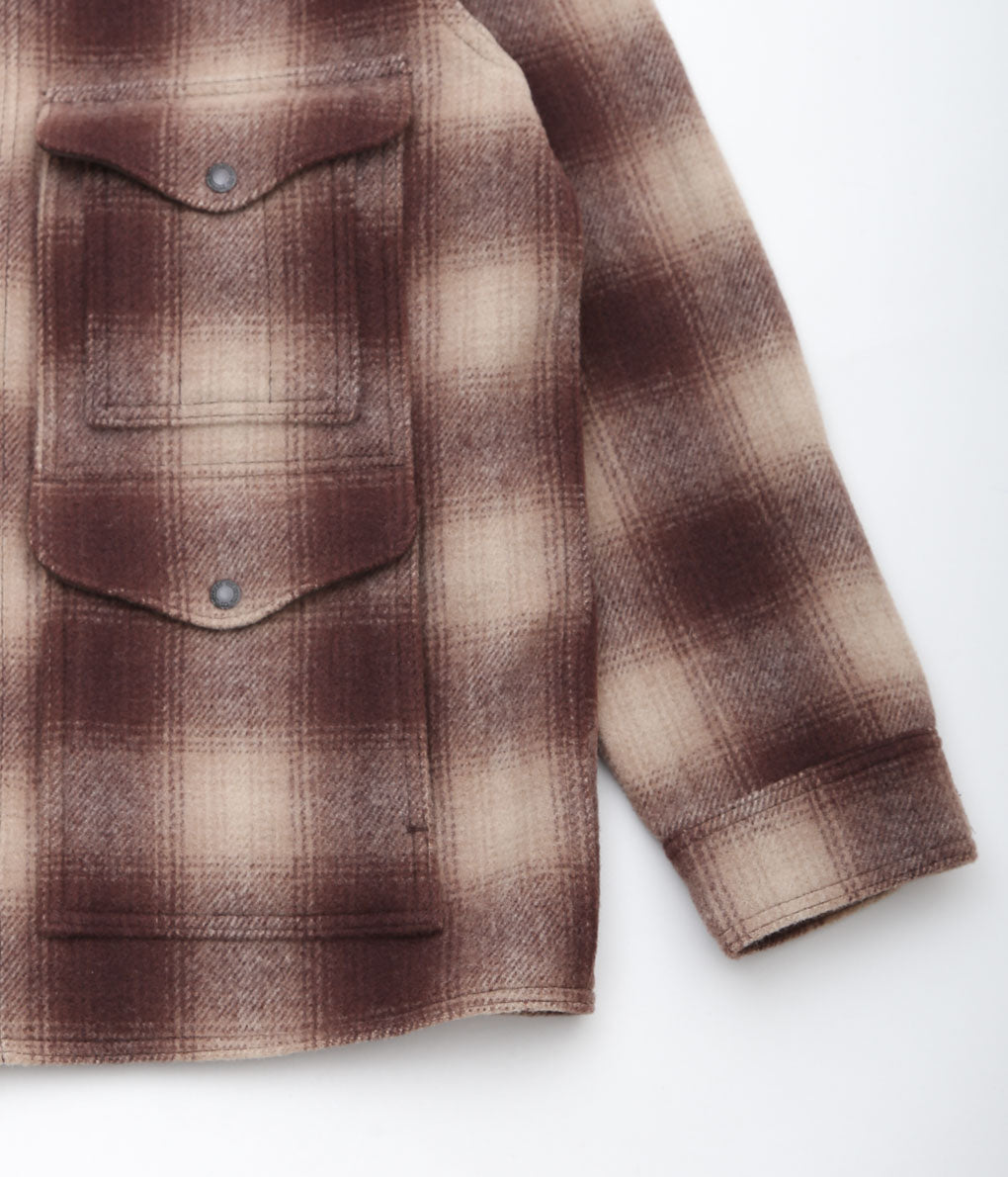 FILSON ''MACKINAW WOOL CRUISER'' (BROWN/TAN OMBRE)