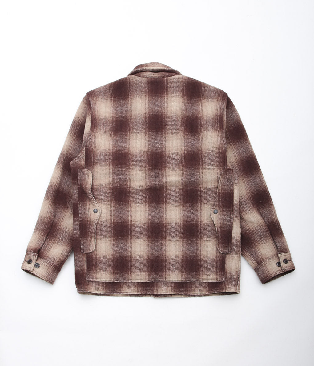 FILSON ''MACKINAW WOOL CRUISER'' (BROWN/TAN OMBRE)