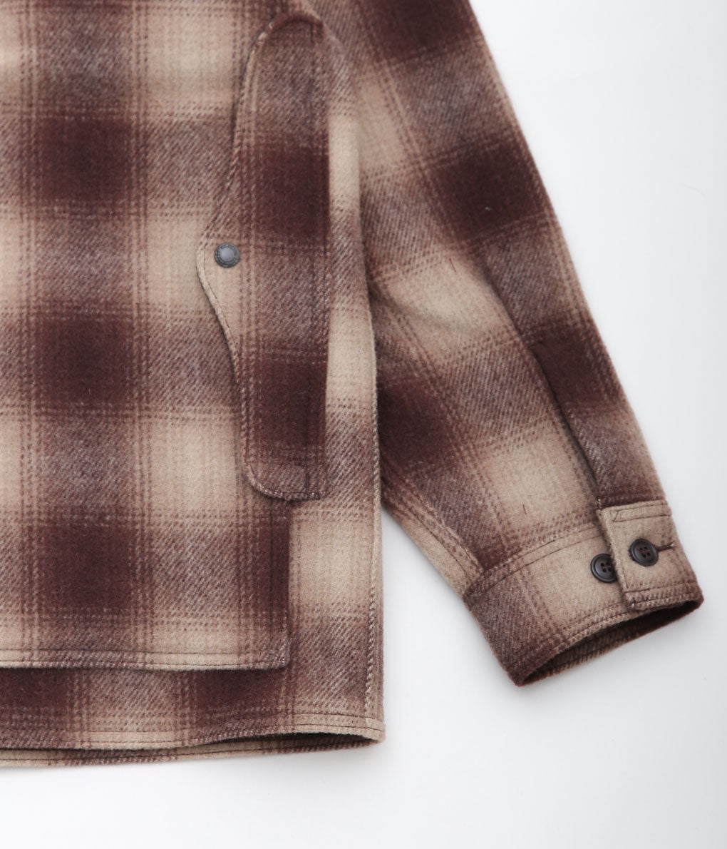 FILSON ''MACKINAW WOOL CRUISER'' (BROWN/TAN OMBRE)