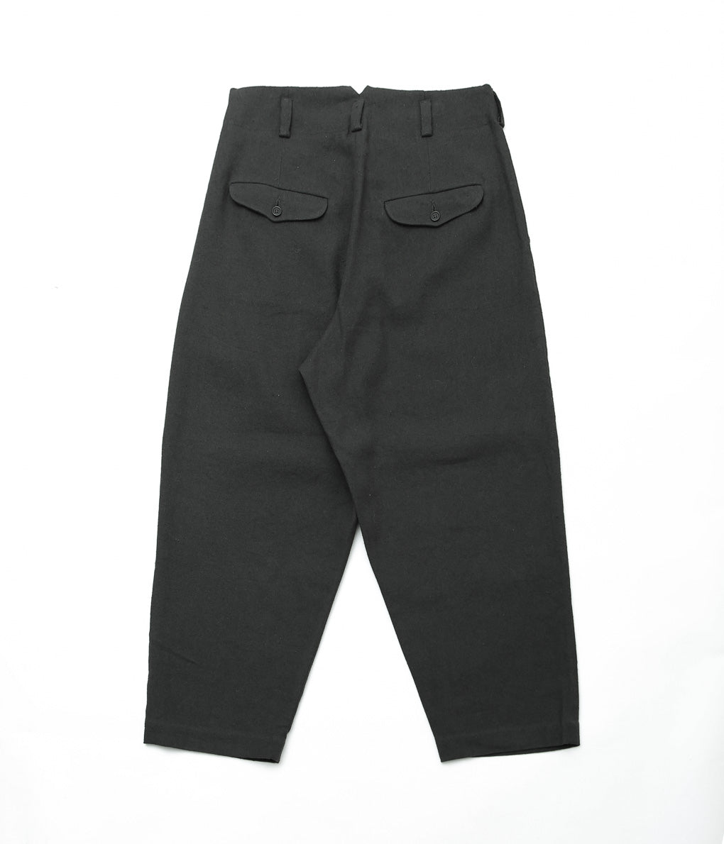 EVAN KINORI ''TWO PLEAT PANT'' (LODEN)