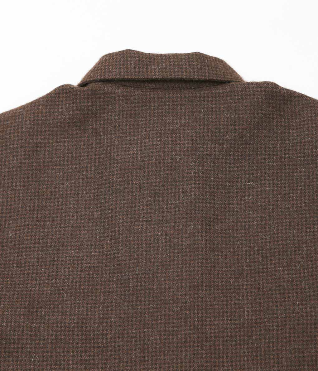 EVAN KINORI ''FIELD SHIRT TWO'' (UNDYED-BROWN)