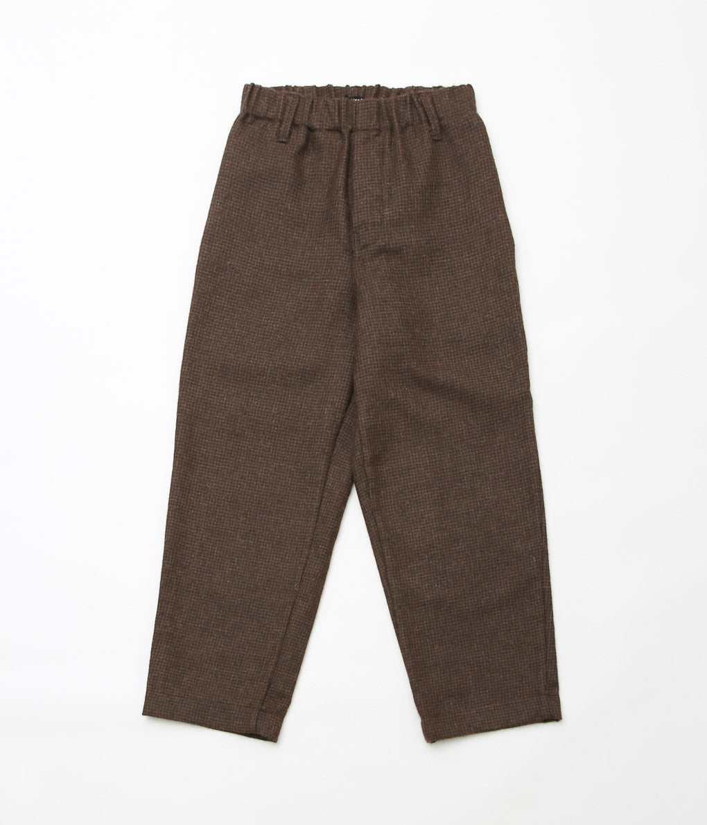 EVAN KINORI ''ELASTIC PANT'' (UNDYED-BROWN)