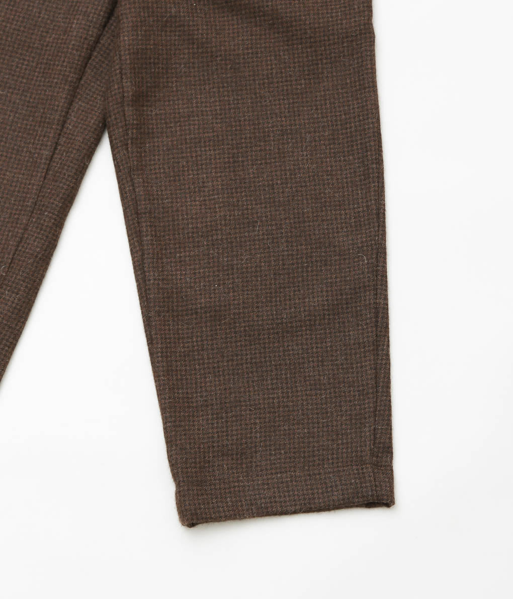 EVAN KINORI ''ELASTIC PANT'' (UNDYED-BROWN)