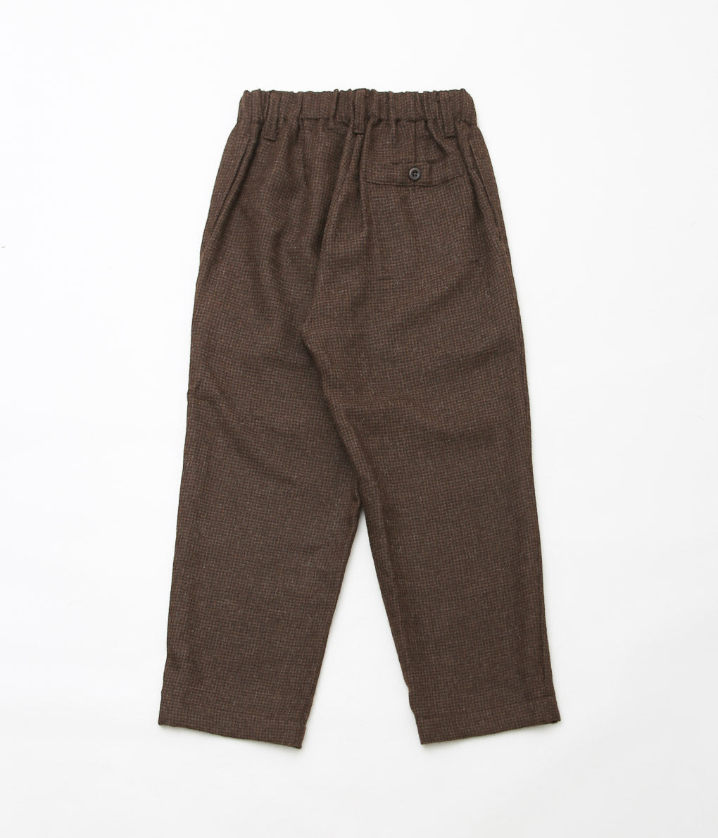 EVAN KINORI ''ELASTIC PANT'' (UNDYED-BROWN)