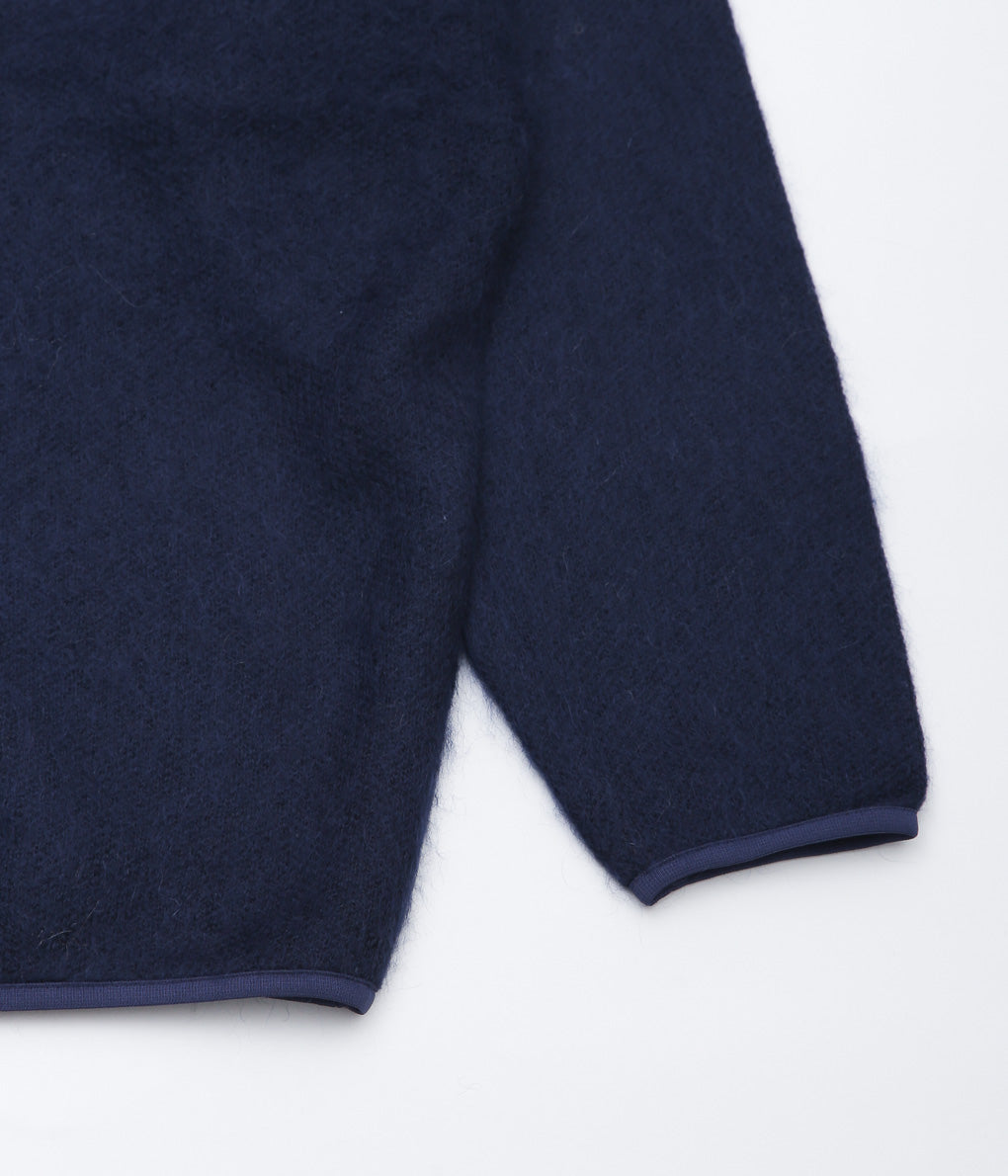 NANAMICA ''PULLOVER MOHAIR SWEATER'' (DARK NAVY DN)