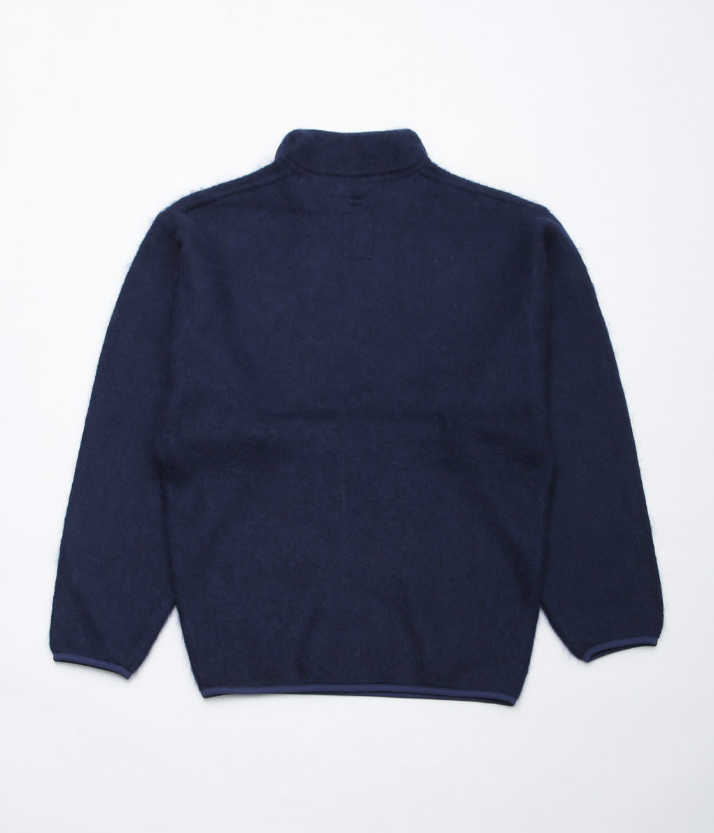 NANAMICA ''PULLOVER MOHAIR SWEATER'' (DARK NAVY DN)