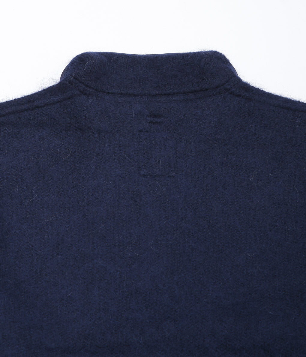 NANAMICA ''PULLOVER MOHAIR SWEATER'' (DARK NAVY DN)