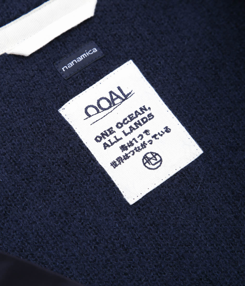 NANAMICA ''PULLOVER MOHAIR SWEATER'' (DARK NAVY DN)