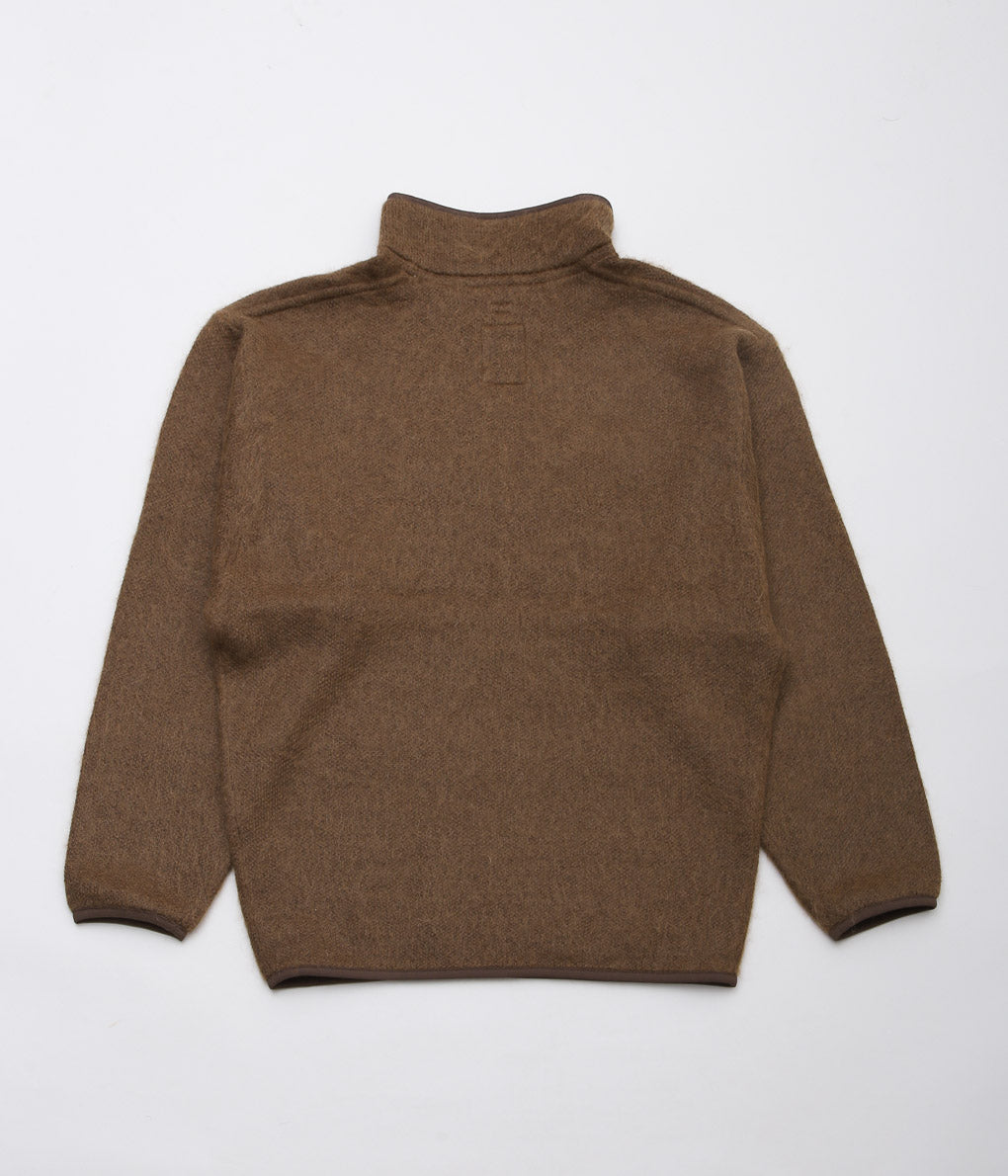 NANAMICA ''PULLOVER MOHAIR SWEATER'' (BROWN (BR))