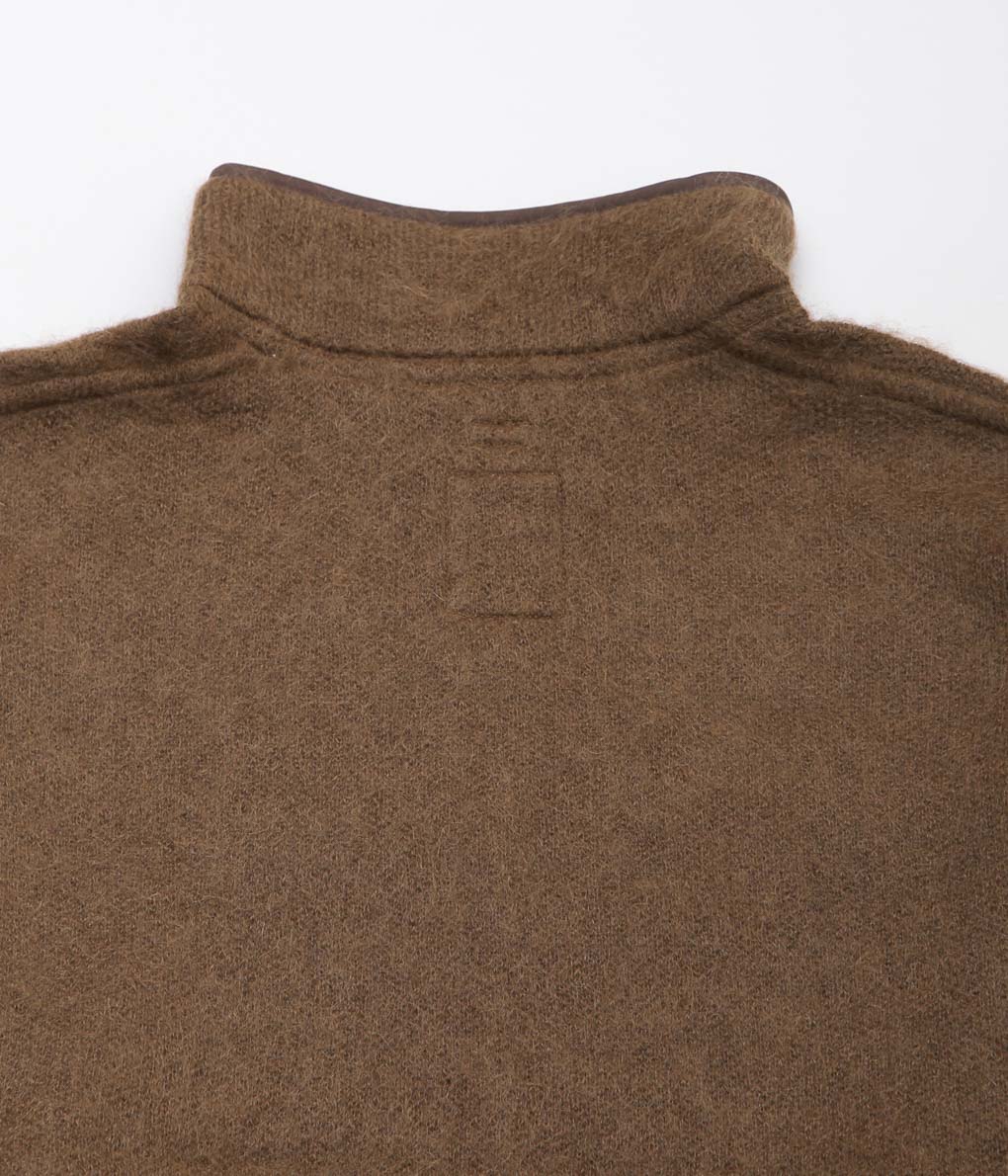 NANAMICA ''PULLOVER MOHAIR SWEATER'' (BROWN (BR))