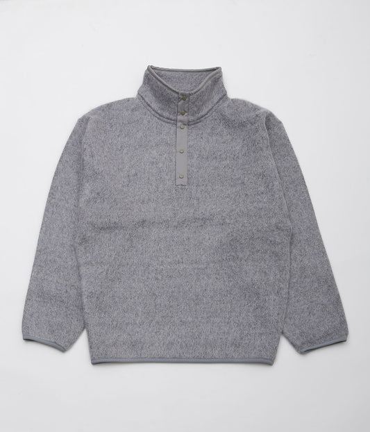 NANAMICA ''PULLOVER MOHAIR SWEATER'' (HEATHER GRAY HG)