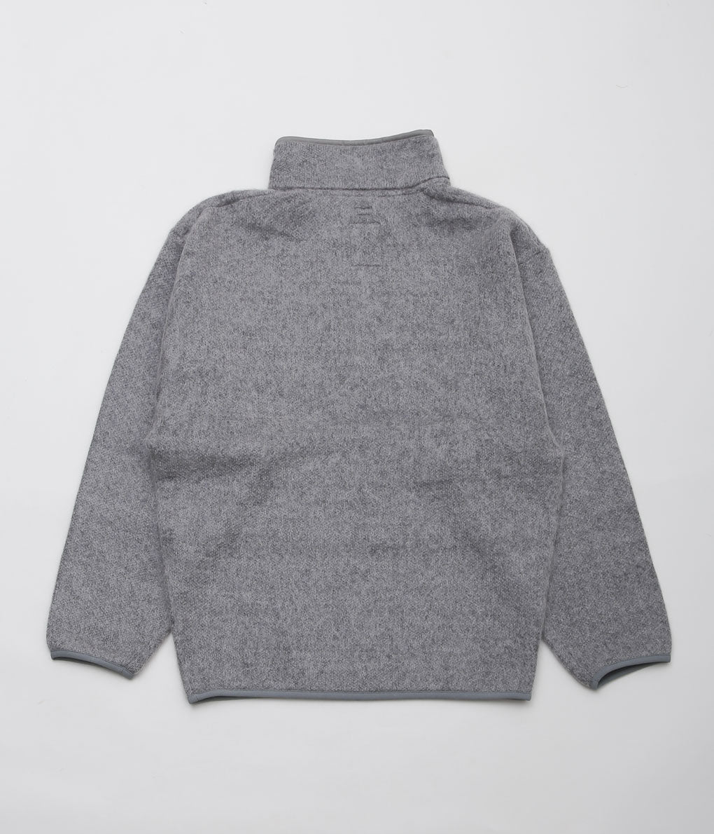 NANAMICA ''PULLOVER MOHAIR SWEATER'' (HEATHER GRAY HG)