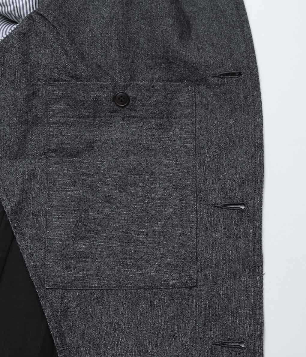 NANAMICA ''COTTON WOOL MARINER JACKET'' (HEATHER GRAY HG)