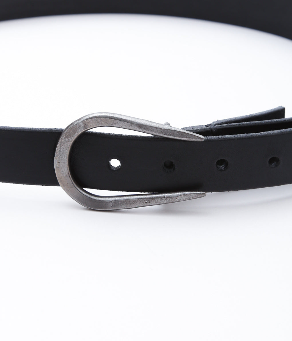 TAGLIOVIVO ''ARROW BELT / CALF'' (BLACK)