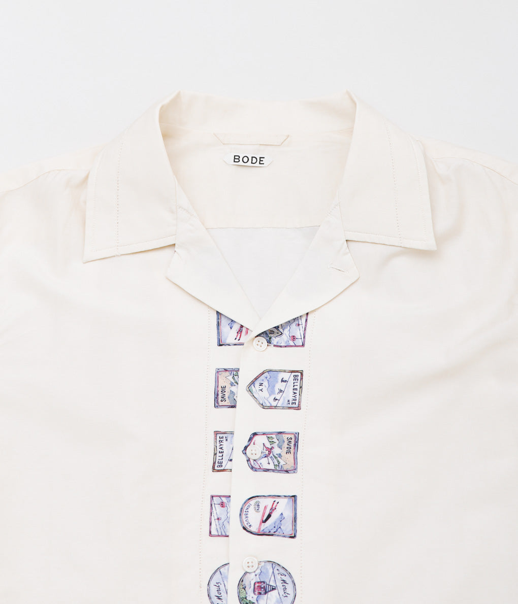 BODE ''SKI SEASON LS SHIRT'' (ECRU)