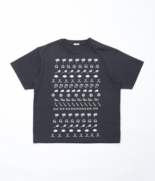 BODE ''EMBROIDERED GEAR TEE'' (BLACK)