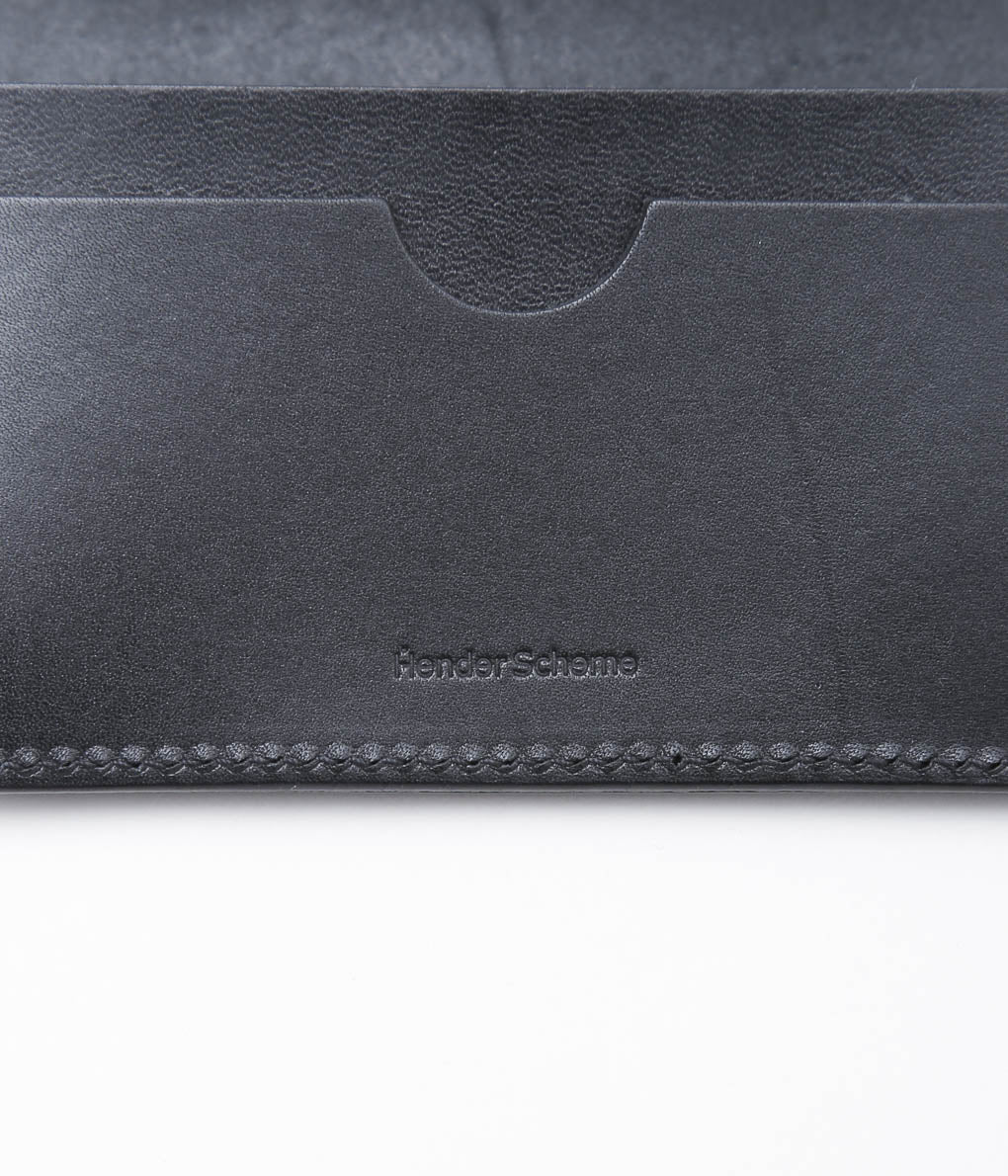 HENDER SCHEME ''FOLDED CARD CASE'' (BLACK)