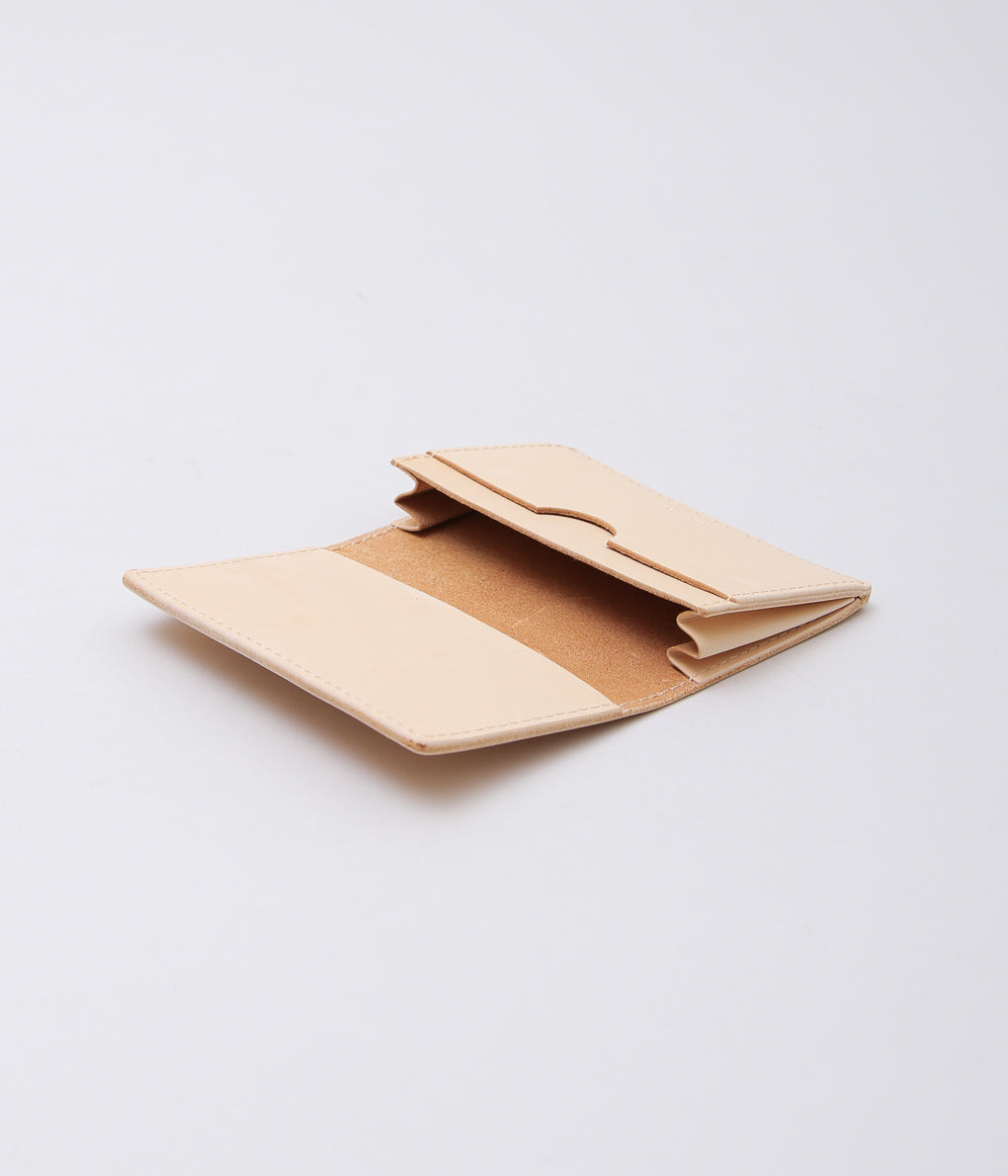 HENDER SCHEME ''FOLDED CARD CASE'' (NATURAL)