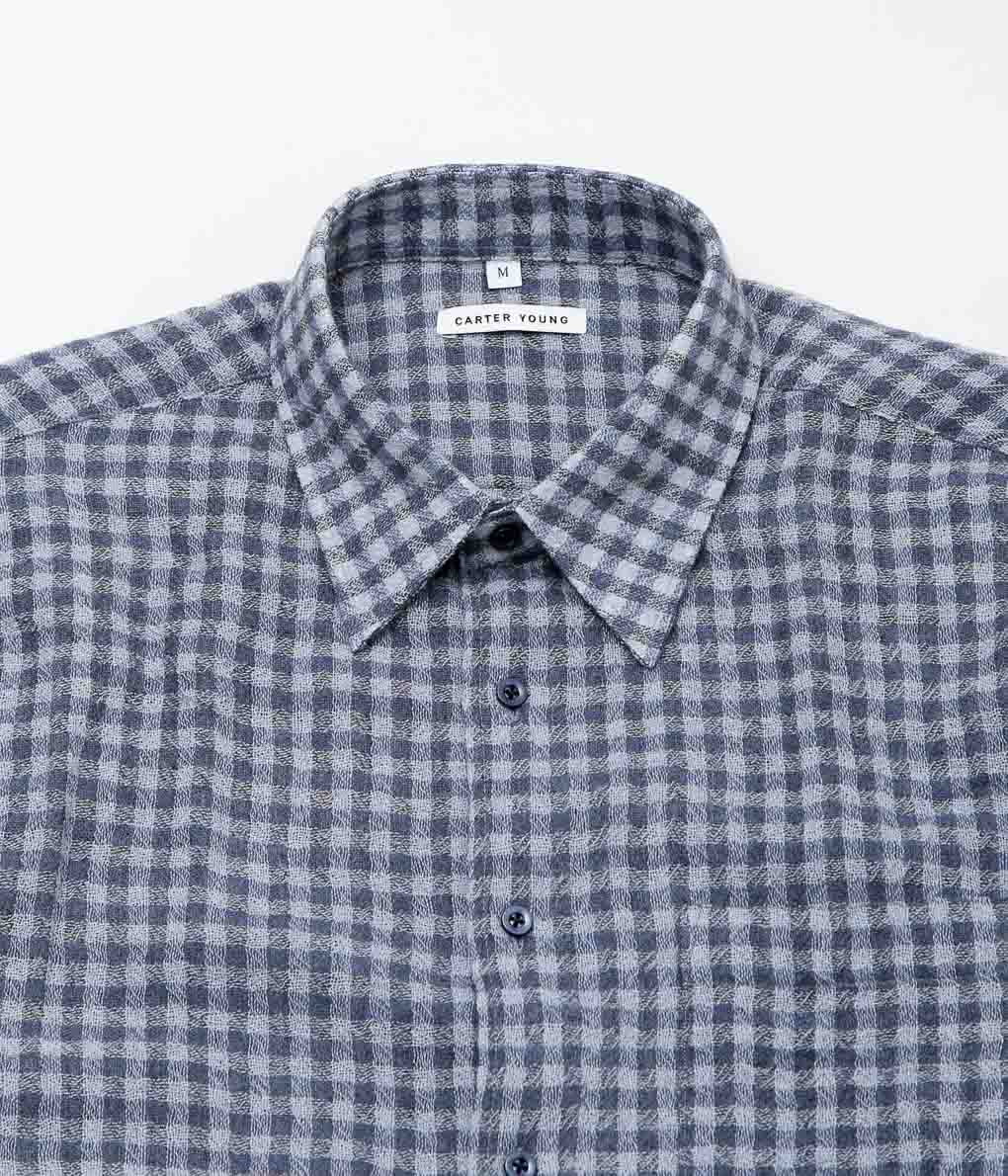 CARTER YOUNG ''HUGO SHIRT'' (SKY/ARCTIC CHECK)