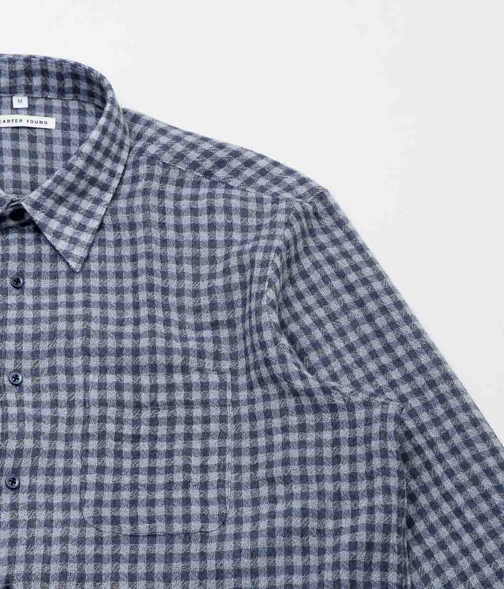 CARTER YOUNG ''HUGO SHIRT'' (SKY/ARCTIC CHECK)