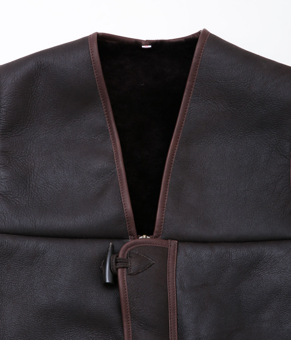 LE SAC DU BERGER ''GILET BOUTON'' (BROWN)