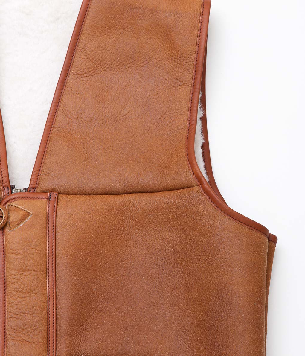 LE SAC DU BERGER ''GILET BOUTON'' (TAN)