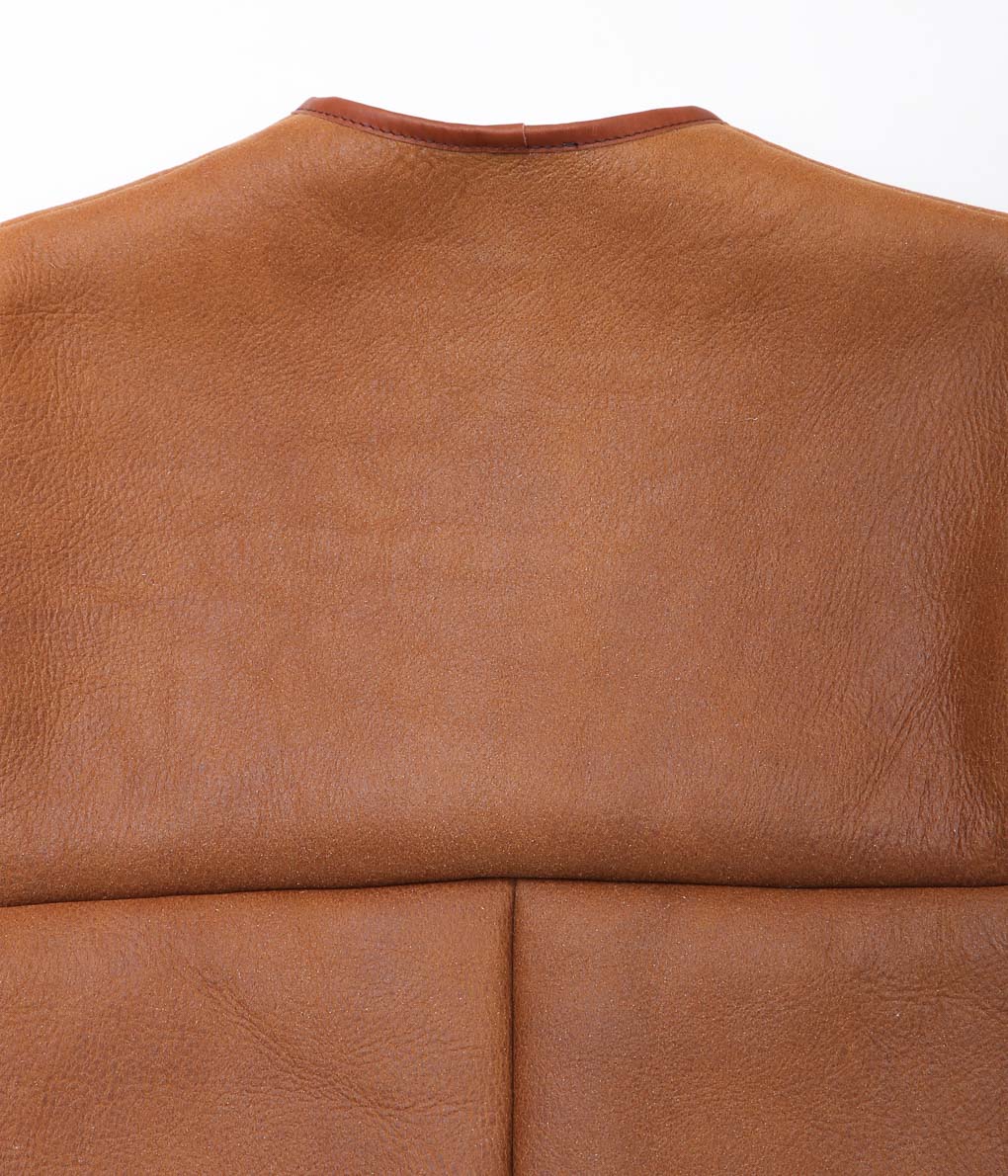 LE SAC DU BERGER ''GILET BOUTON'' (TAN)