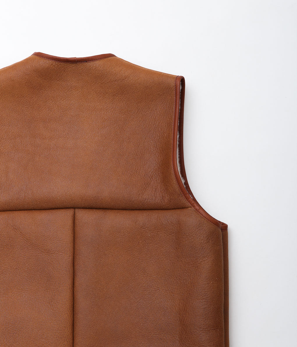 LE SAC DU BERGER ''GILET BOUTON'' (TAN)