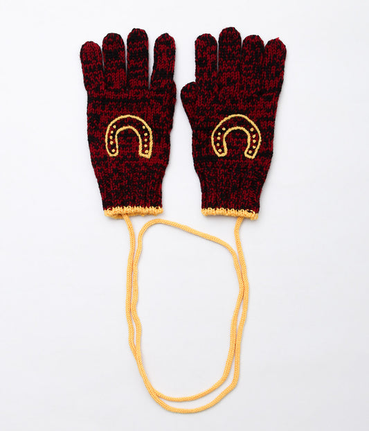 BODE ''MELANGE GLOVES'' (RED)