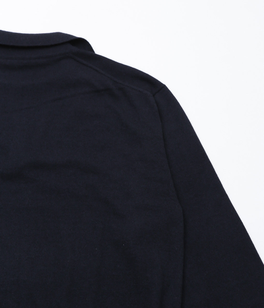 COMOLI ''Cashmere Skipper Knit'' (NAVY)