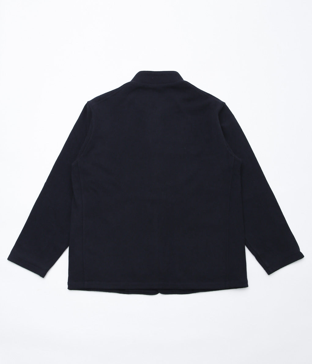 COMOLI ''Cashmere Stand Collar Knit Jacket'' (NAVY)