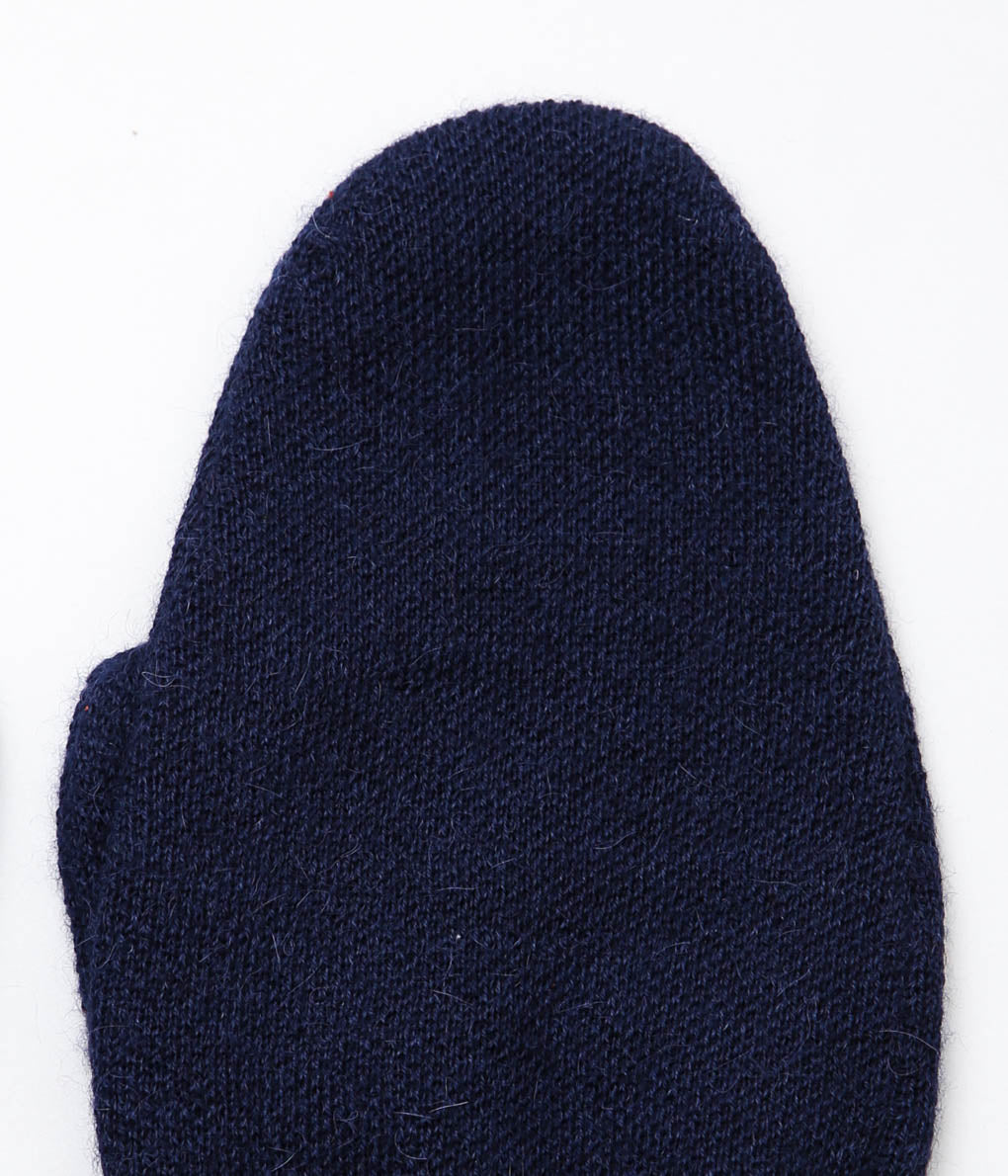 BODE ''SPORTING JACQUARD MITTEN'' (NAVY MAROON)