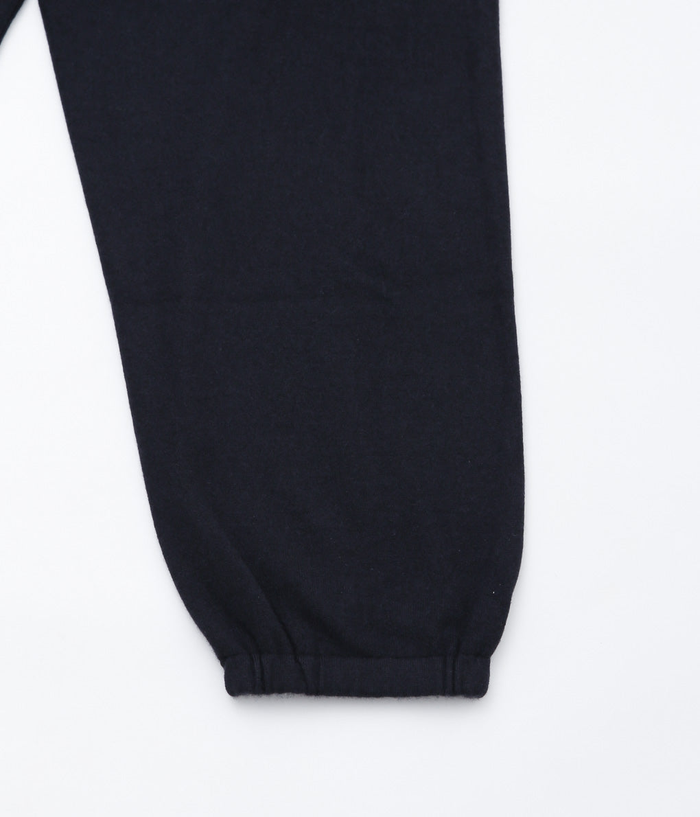 COMOLI ''Cashmere knit pants'' (NAVY)