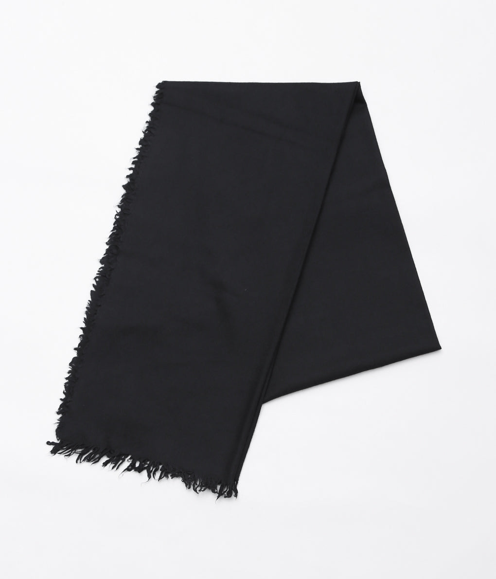 COMOLI ''Cashmere Silk Product Dyed Stole'' (NAVY)