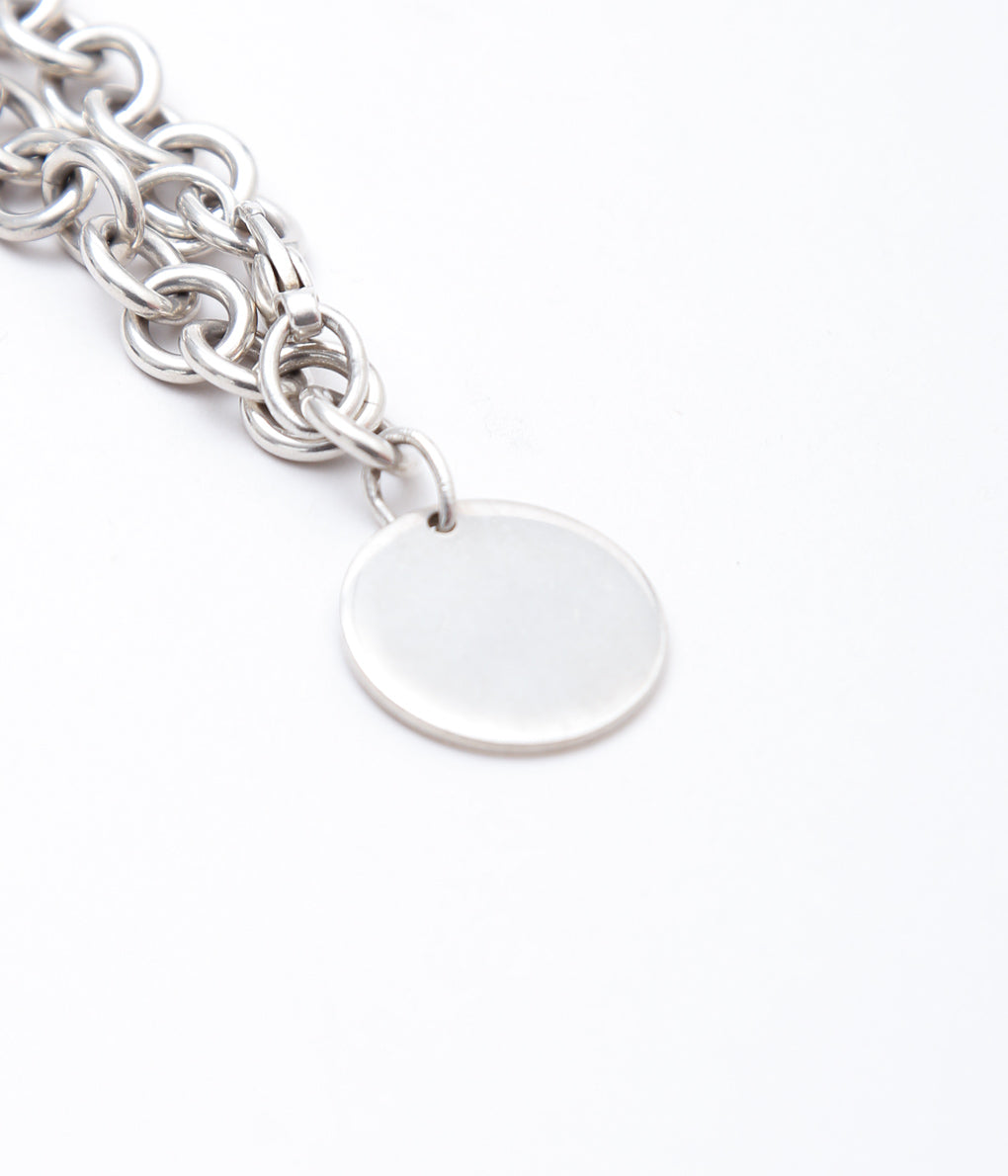 【VINTAGE JEWELRY】TIFFANY''RETURN TO OVAL'' (SILVER)