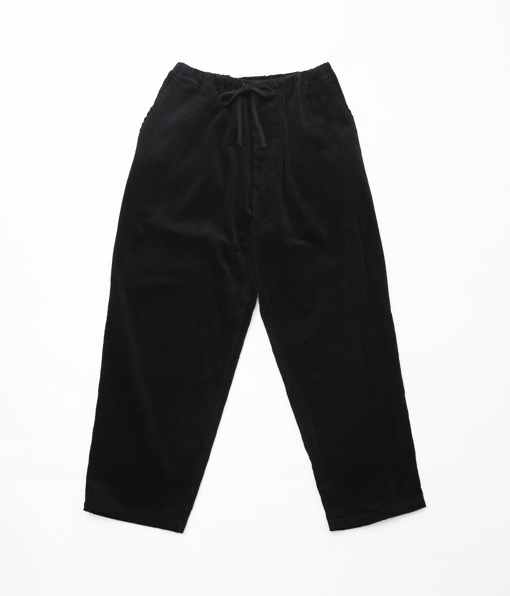 COMOLI ''Corduroy Drawstring Pants'' (BLACK)