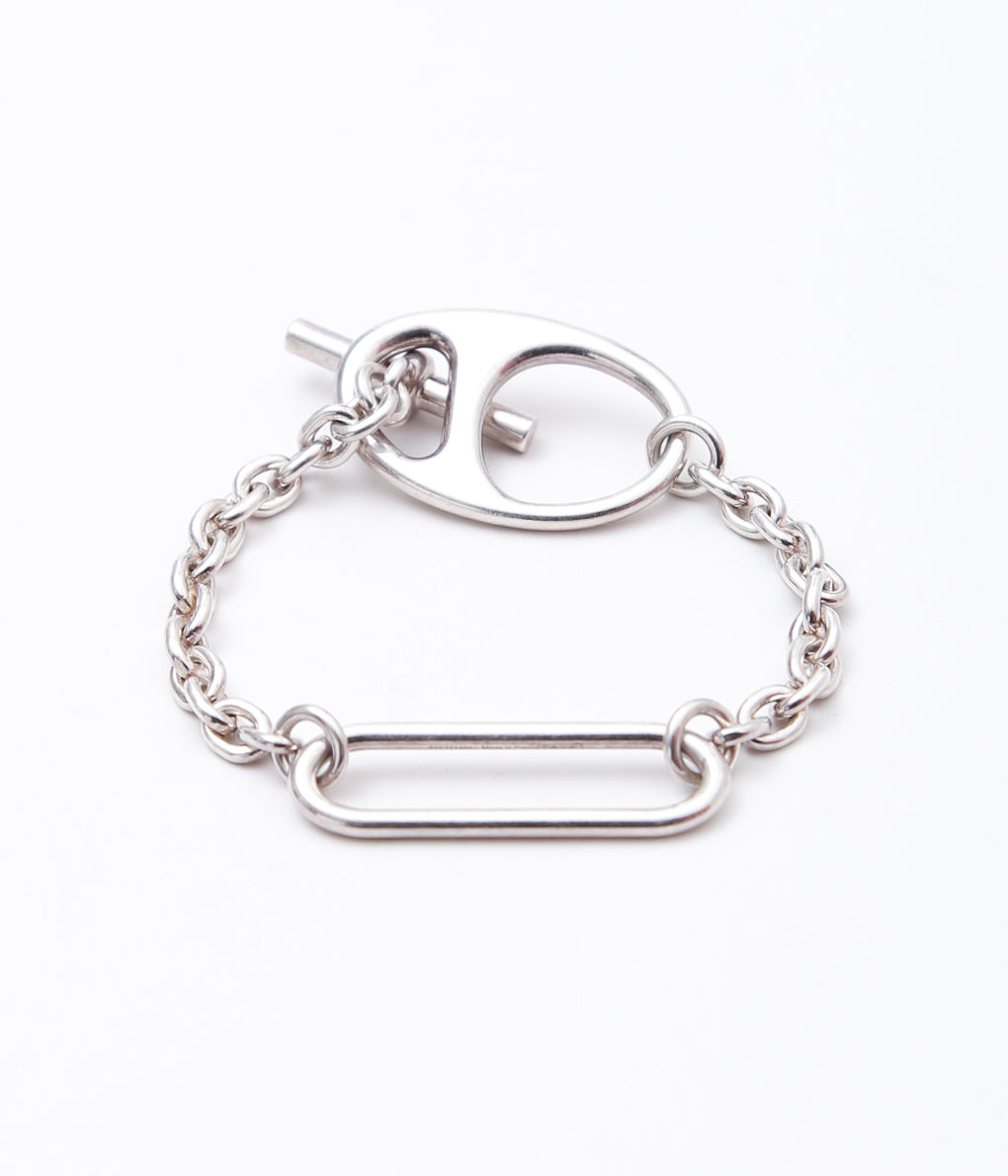 【VINTAGE JEWELRY】HERMES''CHAINE d'ANCRE TWIST'' (SILVER)