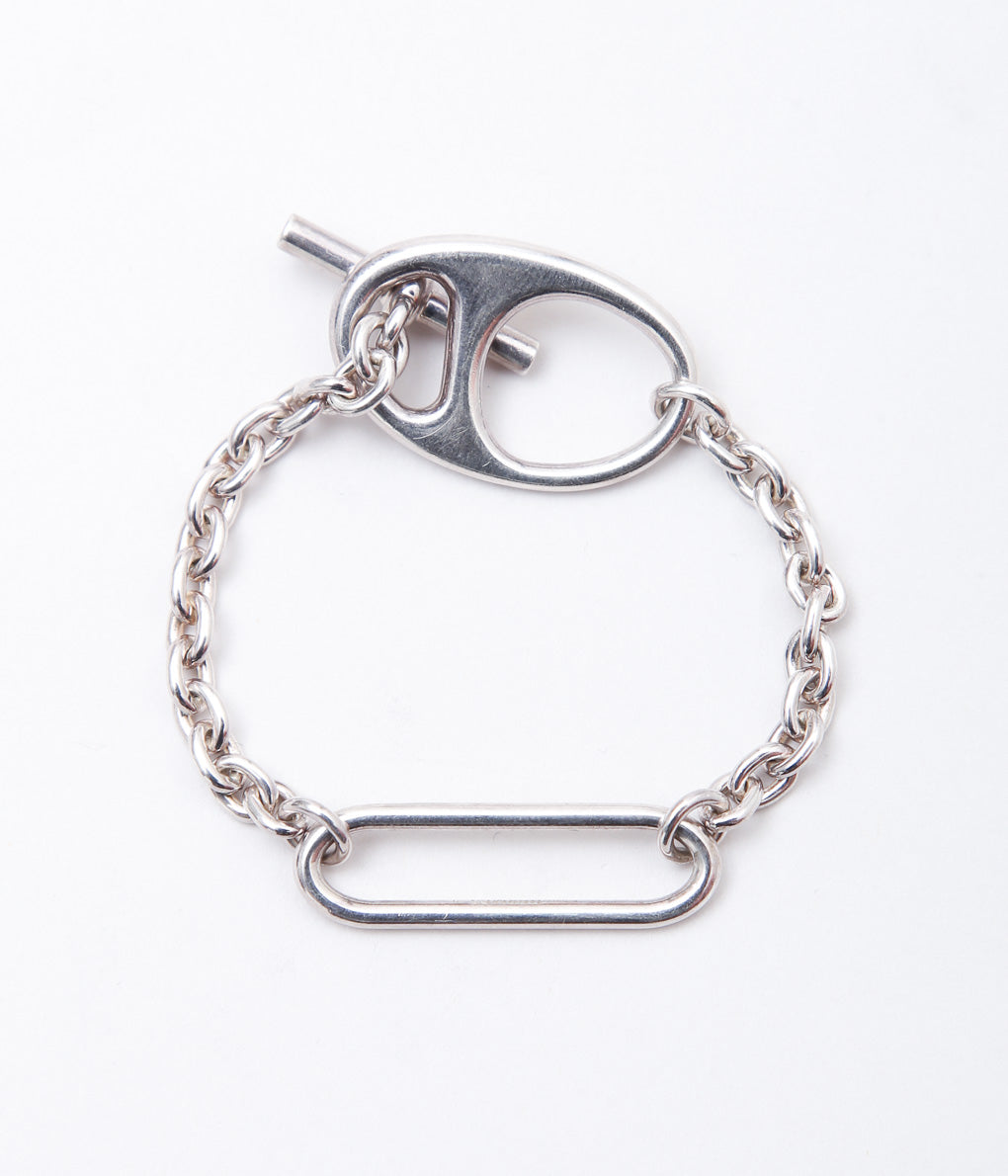 【VINTAGE JEWELRY】HERMES''CHAINE d'ANCRE TWIST'' (SILVER)