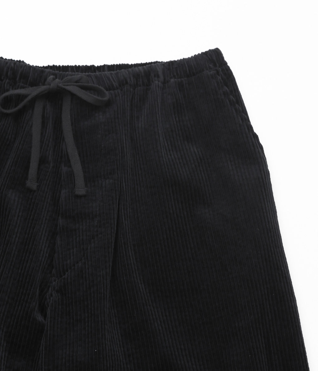 COMOLI ''Corduroy Drawstring Pants'' (BLACK)