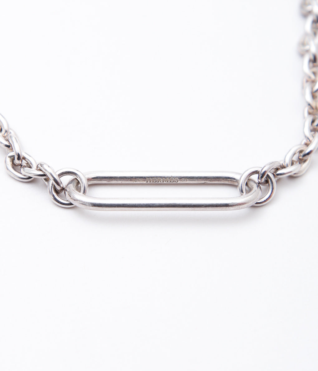 【VINTAGE JEWELRY】HERMES''CHAINE d'ANCRE TWIST'' (SILVER)