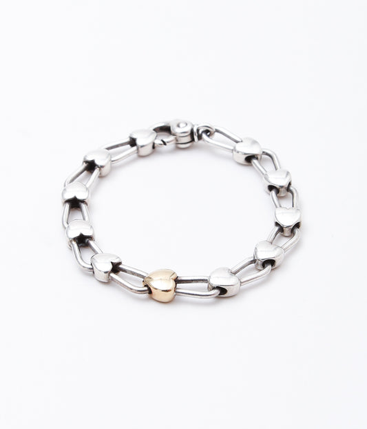 【VINTAGE JEWELRY】TIFFANY''HEART BRACELET'' (SILVER)