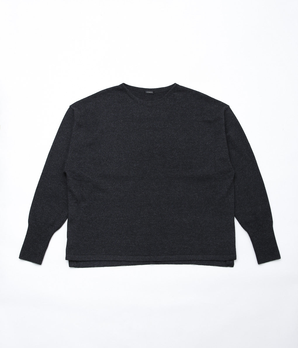 COMOLI ''Cashmere COMOLI Knit'' (CHARCOAL)