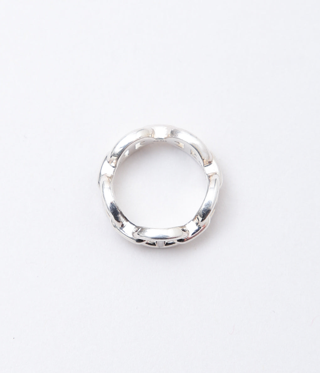 【VINTAGE JEWELRY】HERMES ''CHAINE d'ANCRE ENCHAINEE RING'' (SILVER)