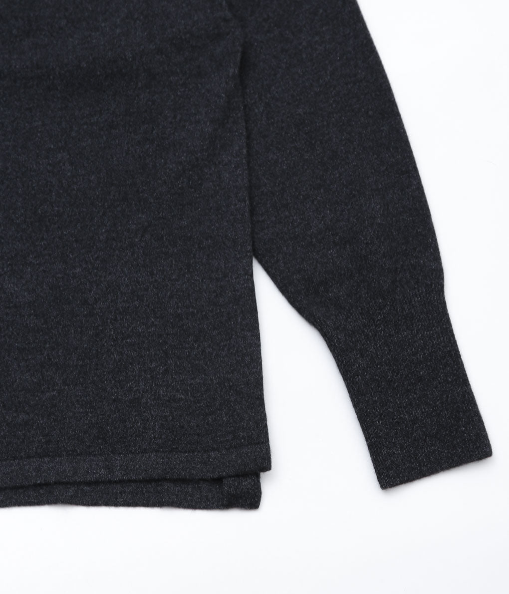 COMOLI ''Cashmere COMOLI Knit'' (CHARCOAL)