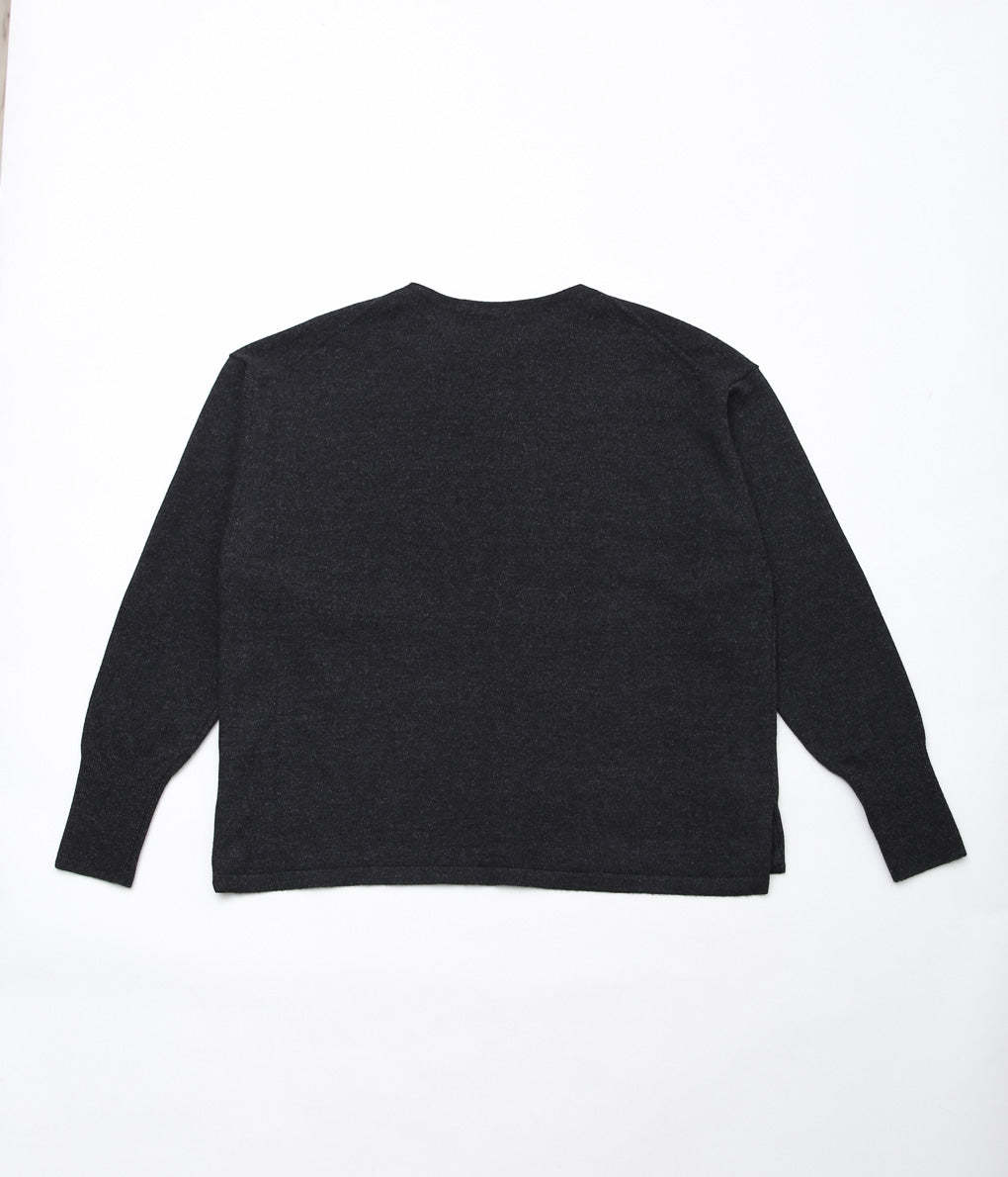 COMOLI ''Cashmere COMOLI Knit'' (CHARCOAL)