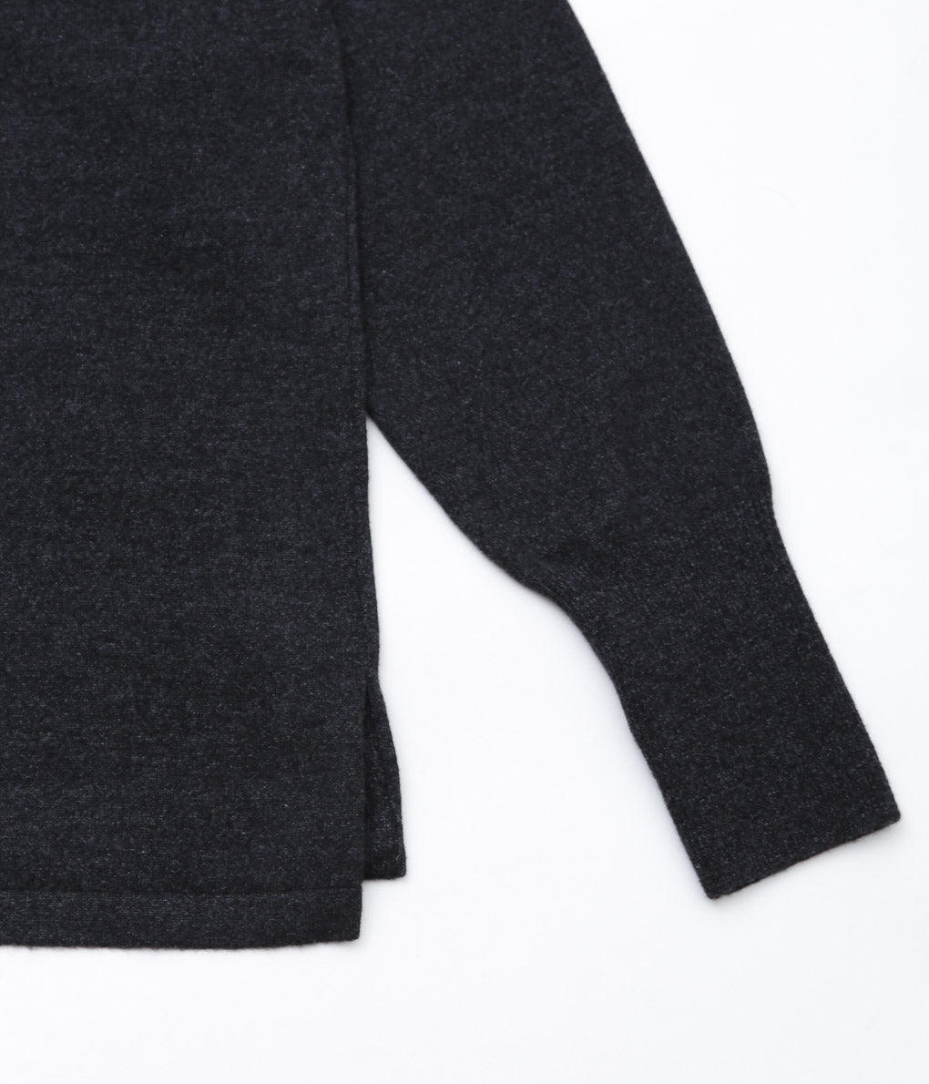 COMOLI ''Cashmere COMOLI Knit'' (CHARCOAL)