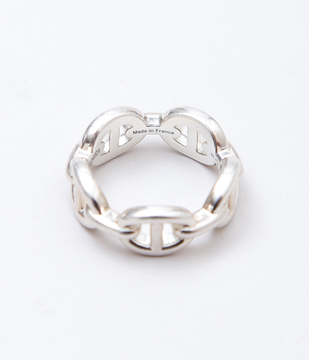 【VINTAGE JEWELRY】HERMES ''CHAINE d'ANCRE ENCHAINEE RING'' (SILVER)