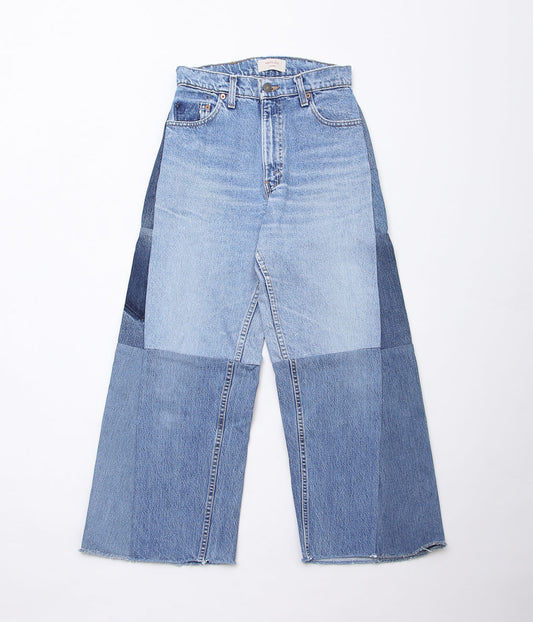 MAIDENS SHOP WOMEN ''REMAKE WIDE DENIM PANTS'' (BLUE SIZE29)