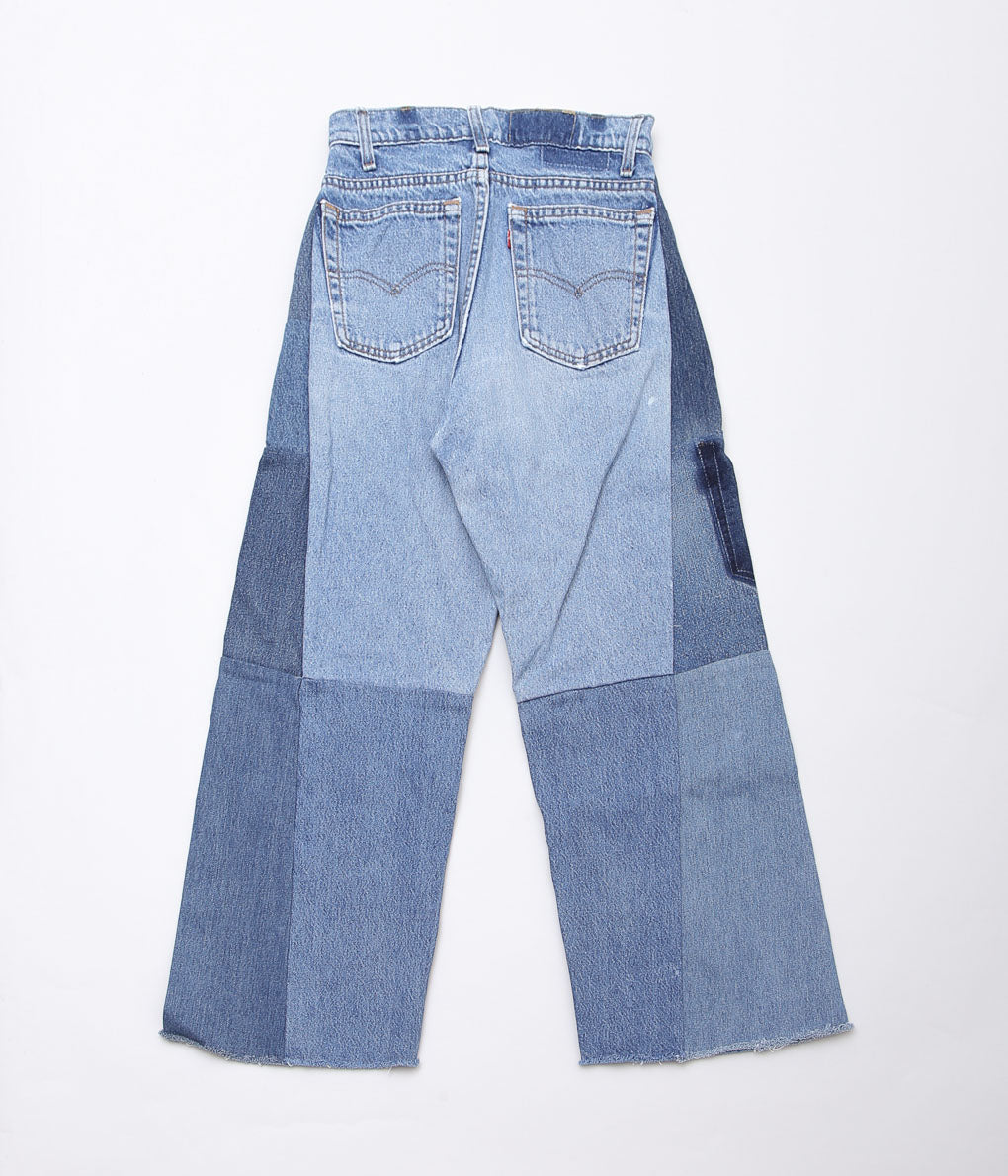 MAIDENS SHOP WOMEN ''REMAKE WIDE DENIM PANTS'' (BLUE SIZE29)