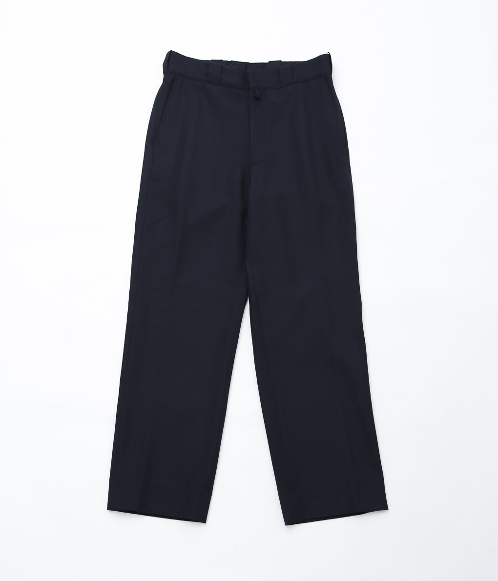 COMOLI ''ウールサージ パンツ'' (NAVY)